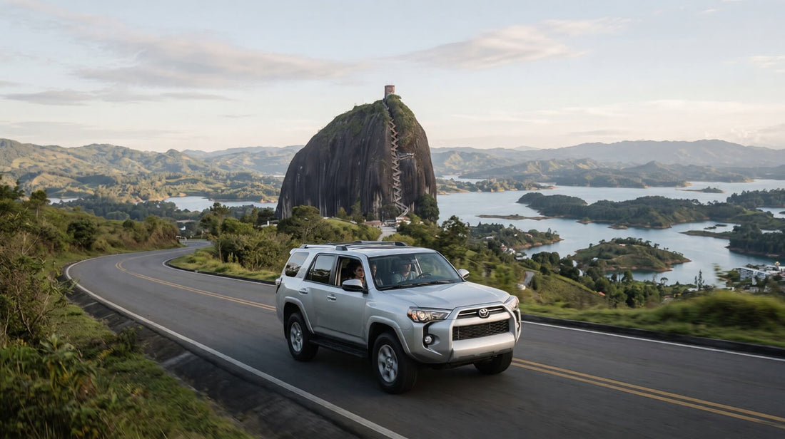 Ruta en carro de Medellín a Guatapé - Piedra del Peñol | Exotic Rent-a-Car