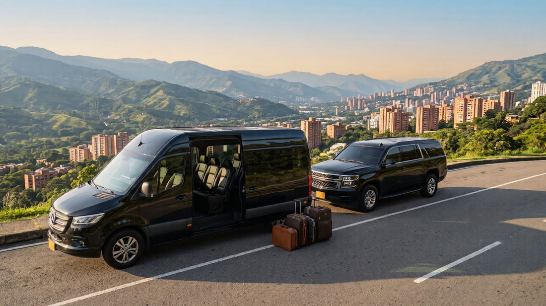 Van con conductor y camioneta de 8 puestos en alquiler en Medellín | Exotic Rent-a-Car