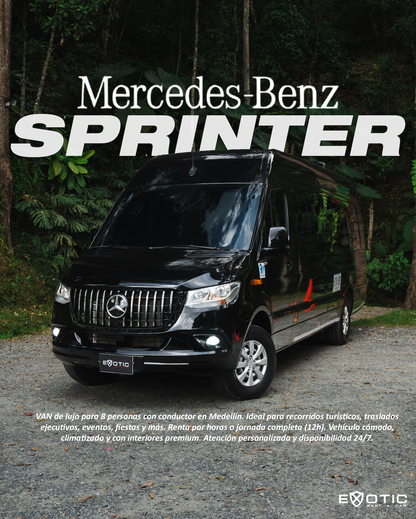 VAN SPRINTER 8 PASAJEROS CON CONDUCTOR
