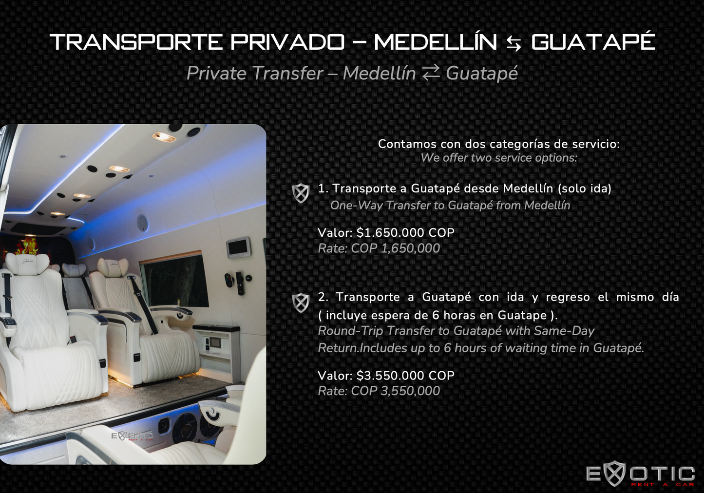 VAN SPRINTER 8 PASAJEROS CON CONDUCTOR