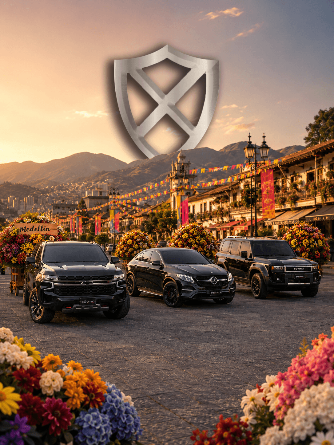 Car rental for the 2026 Medellín Flower Festival