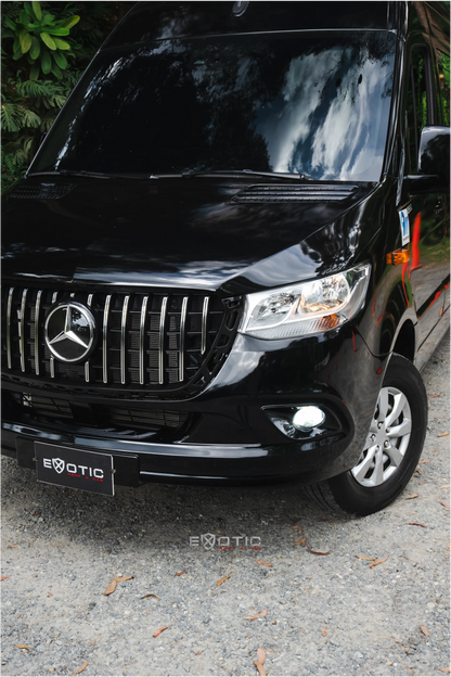 Alquiler de vehículos en Medellín - Mercedes-Benz Sprinter, faro delantero